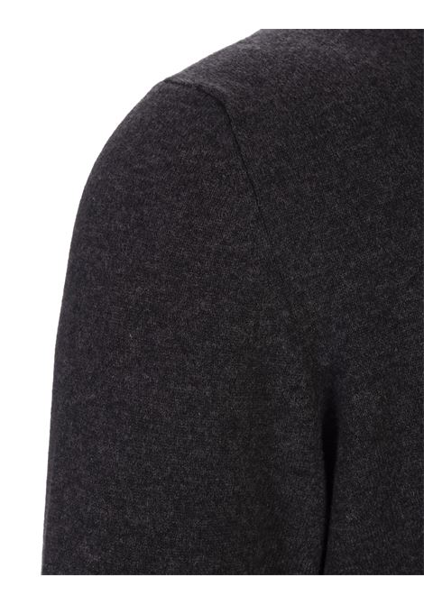 Anthracite Cashmere Crew Neck Pullover FEDELI | 061076