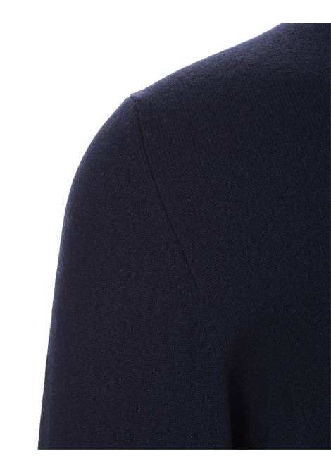 Night Blue Cashmere Crew Neck Pullover FEDELI | 061079