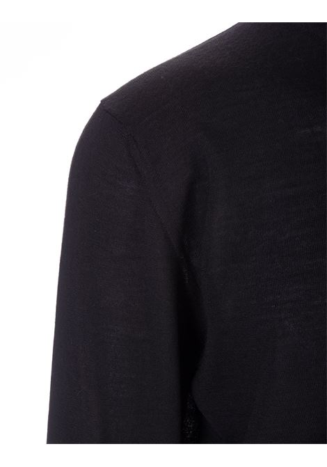 Black Cashmere and Silk Turtleneck Pullover FEDELI | 071249