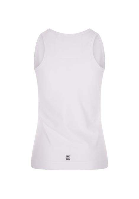 GIVENCHY Archetype Tank Top In White Cotton GIVENCHY | BW70AZ3YAC116