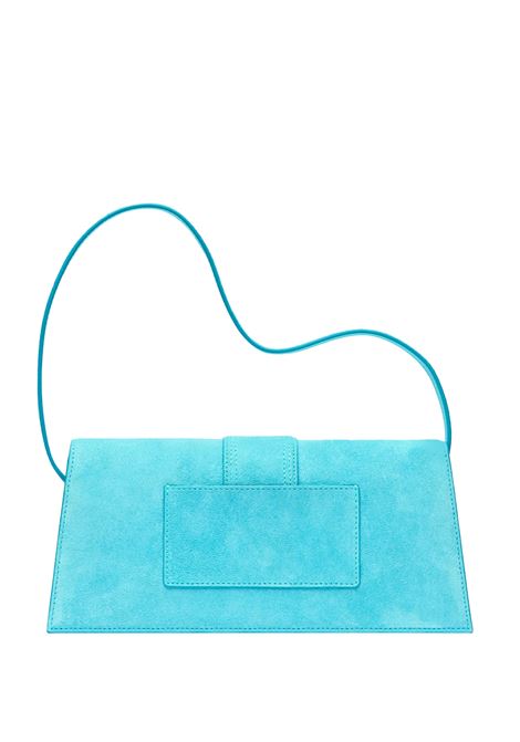 The Long Bambino Bag In Turquoise Suede JACQUEMUS | 221BA013-3212335