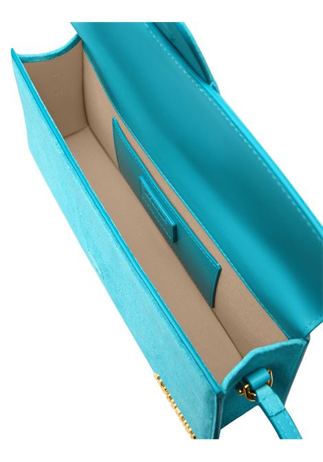 The Long Bambino Bag In Turquoise Suede JACQUEMUS | 221BA013-3212335