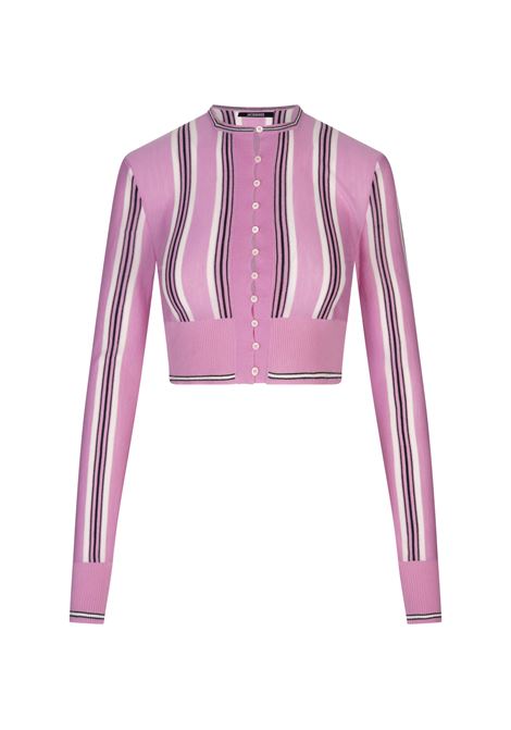 Le Cardigan Spiaggia In Multi-Pink JACQUEMUS | 243KN507-2414043