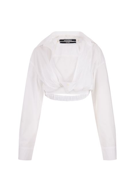 La Chemise Bahia Courte In White JACQUEMUS | 243SH042-1454100