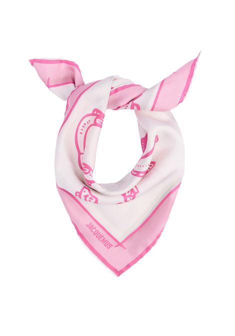 Le Bandana Pesco Con Stampa Capri Pesce Rosa JACQUEMUS | 246AC671-50574EI