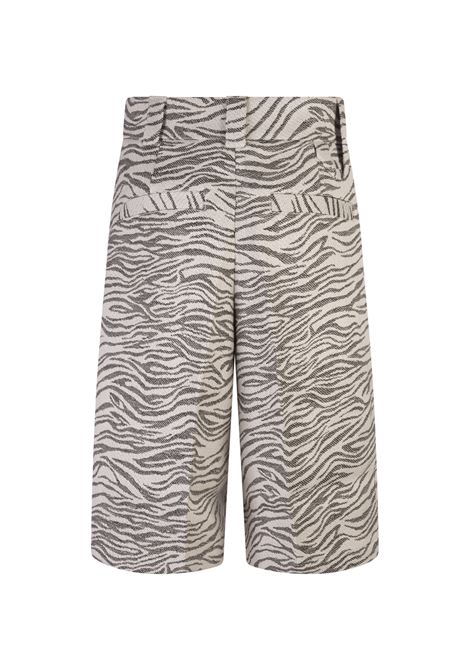 Le Short Navega In Zebra Jacquard  JACQUEMUS | 246PA114-16899BO