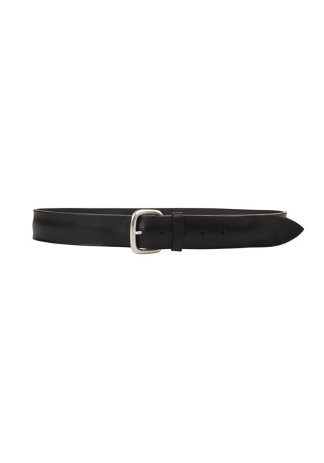 Black Leather Bull Soft Belt ORCIANI | U08269-BUSNER