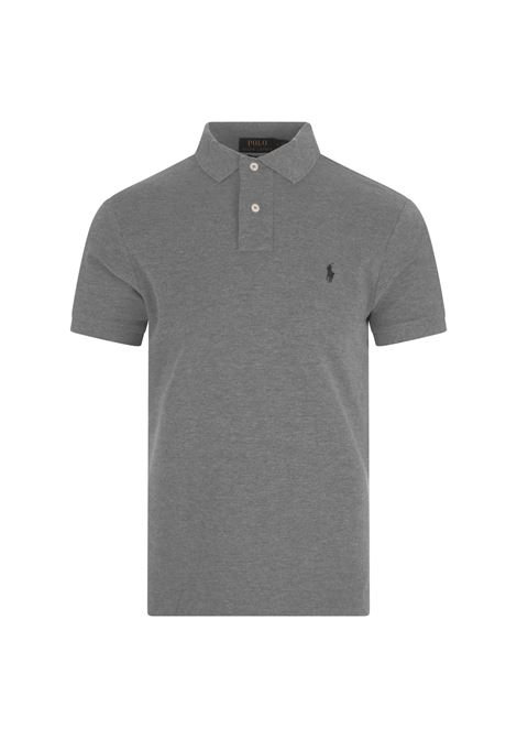 Polo In Piquet Slim-Fit Grigia RALPH LAUREN | Polo | 710-548797011