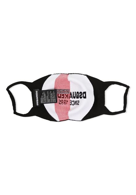 Black Red Tag Dsquared2 Face Mask DSQUARED2 | MAM0004-59204170M1296