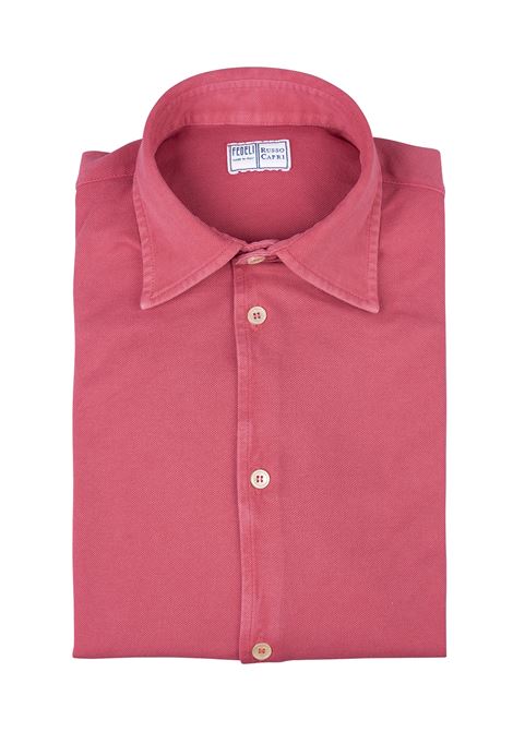 Man Shirt In Strawberry Cotton Pique' FEDELI | UEF028386