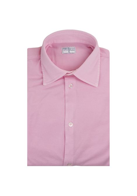 Camicia Teorema Light Piquet Rosa FEDELI | 0283151