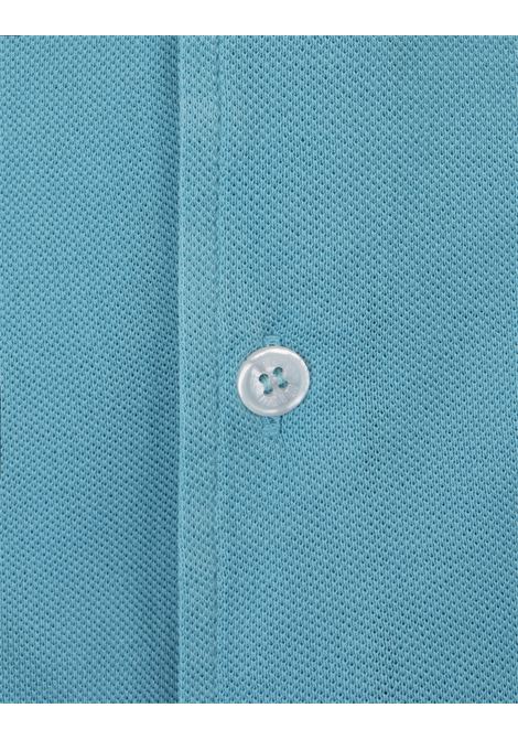 Shirt In Turquoise Cotton Piqué FEDELI | 0283201