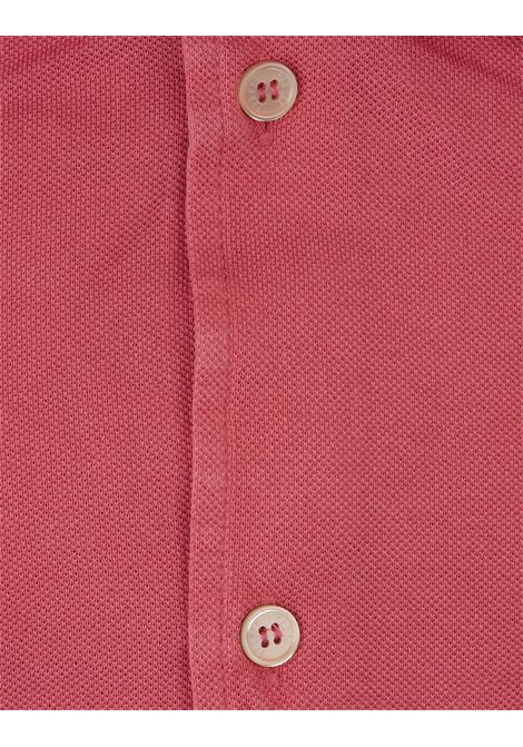 Camicia Classica Rossa In Piquet Leggero FEDELI | 0283211