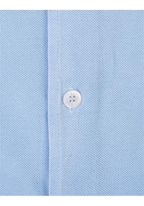 Shirt In Light Blue Cotton Piqué FEDELI | 0283219