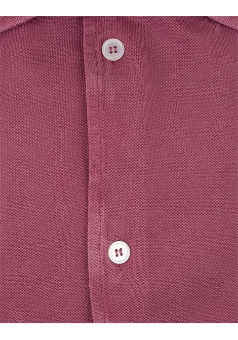 Camicia Classica Viola In Piquet Leggero FEDELI | 0283220