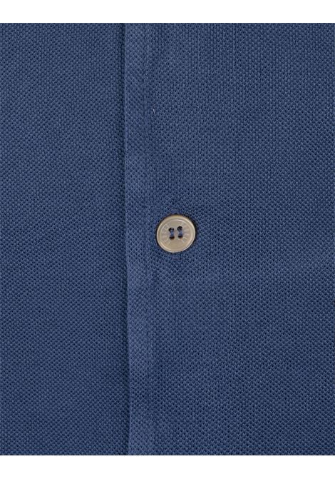 Teorema Shirt In Blue Cotton Piqué FEDELI | 0283917