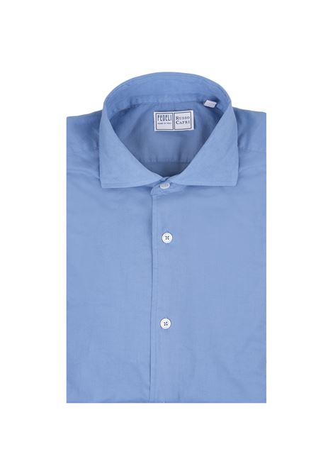 Sean Shirt In Sky Blue Panamino FEDELI | 050721