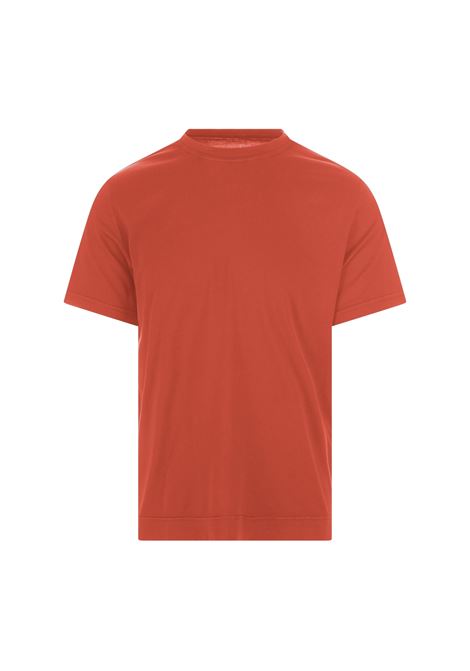 Basic T-Shirt In Orange Organic Cotton FEDELI | 0103158