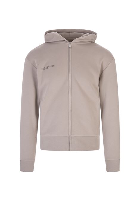 Felpa Con Zip e Cappuccio 365 Pietra Unisex PANGAIA | 100002969270