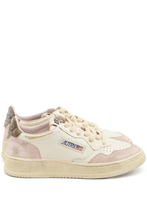 Sneakers Medalist Low Super Vintage In Pelle Nude e Sepia AUTRY | AVLWLS05