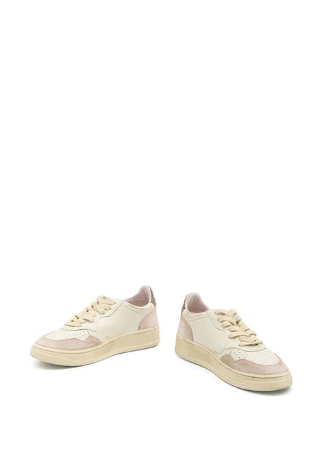 Sneakers Medalist Low Super Vintage In Pelle Nude e Sepia AUTRY | AVLWLS05