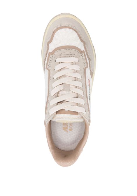 Sneakers Wildpace Low In Mesh e Suede Colore Whisper White e Sand AUTRY | LDLWAK03