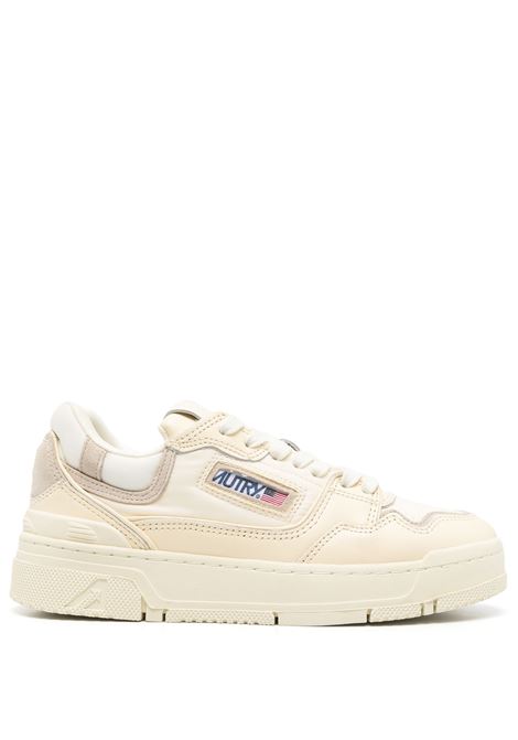 Sneakers CLC Low In Pelle Color Winter White AUTRY | ROLWNP01