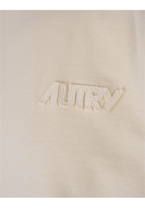 T-Shirt Logo Tono Su Tono Beige Chiaro AUTRY | TSPX12OS