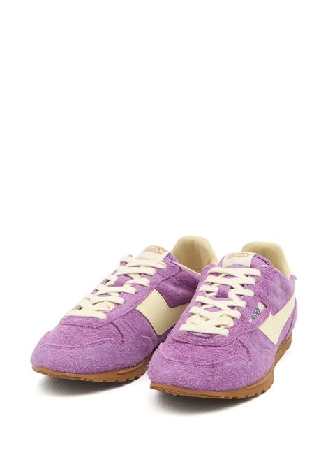 Sneakers Windspin In Suede E Pelle Viola E Rutabaga AUTRY | WSLWUB14