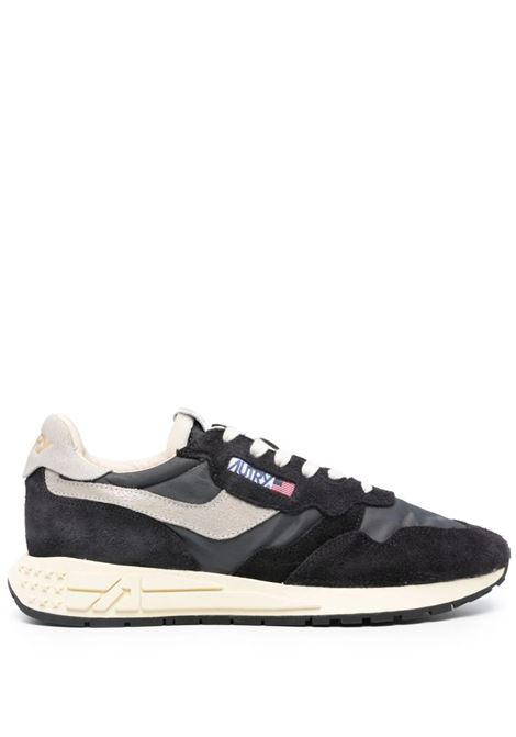 Sneakers Reelwind Low In Nylon e Suede Nero AUTRY | WWLMNC05