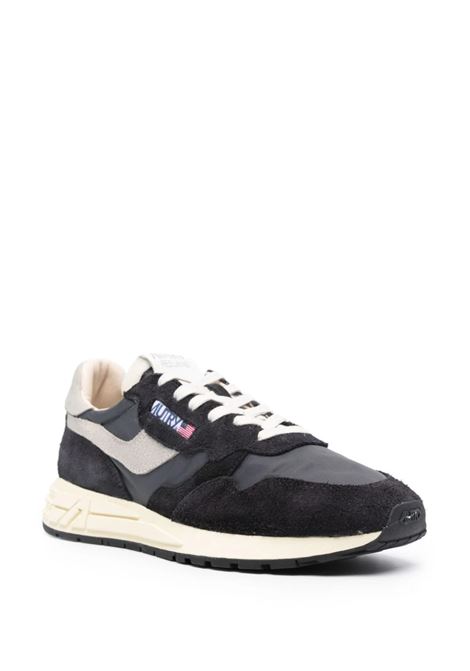 Sneakers Reelwind Low In Nylon e Suede Nero AUTRY | WWLMNC05