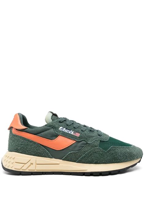 Sneakers Reelwind Low In Nylon e Suede Bottle e Orangeade AUTRY | WWLMUT05