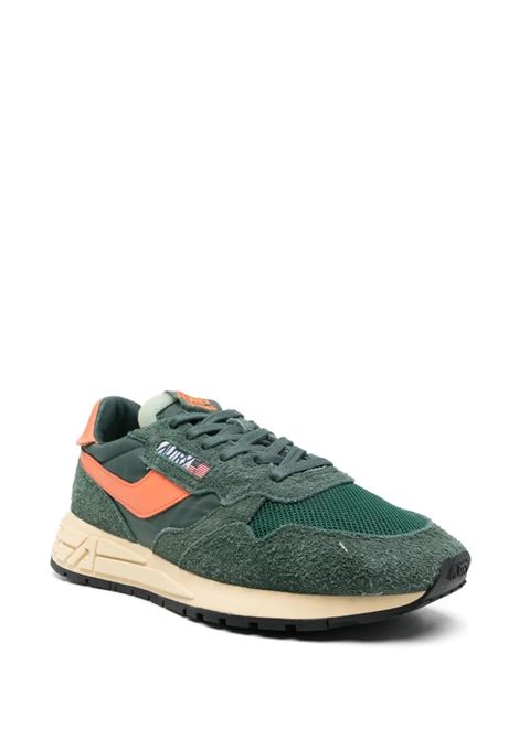 Sneakers Reelwind Low In Nylon e Suede Bottle e Orangeade AUTRY | WWLMUT05