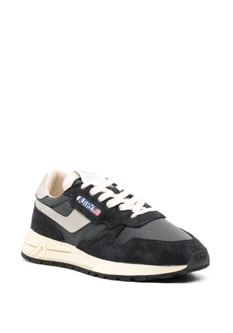 Sneakers Reelwind Low In Nylon e Suede Nero AUTRY | WWLWNC05