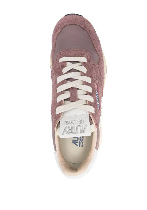 Sneakers Basse Reelwind In Nylon e Suede Taupe AUTRY | WWLWNC17