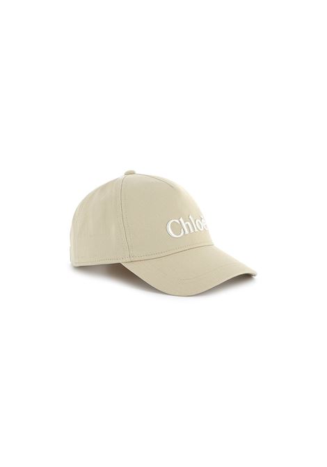 Berretto Color Oak Con Logo CHLOÉ KIDS | Cappelli | C20429281