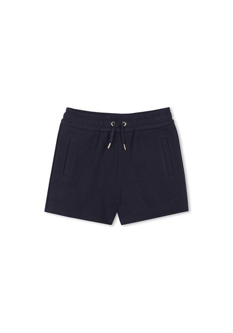 Shorts Blu Navyi Con Logo CHLOÉ KIDS | Pantaloni | C20464859