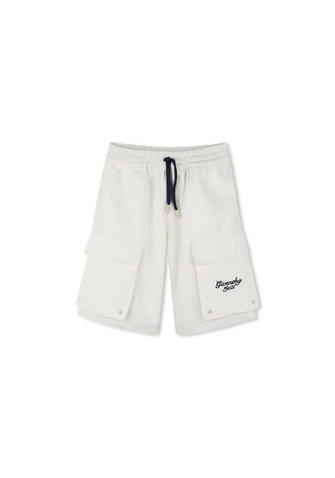 Bermuda Cargo GIVENCHY 1952 In Beige Chiaro GIVENCHY KIDS | Pantaloni | H3072221K