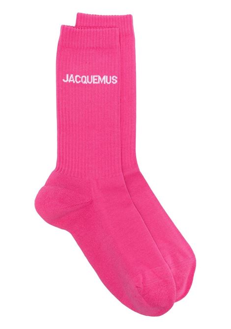 Neon Pink Les Chaussettes Jacquemus Socks JACQUEMUS | 213AC003-5000450