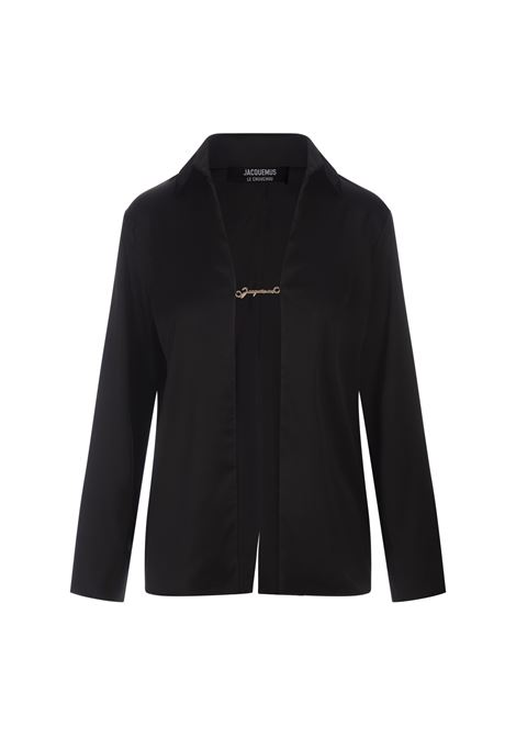 Black La Chemise Notte Shirt JACQUEMUS | 213SH103-1000990