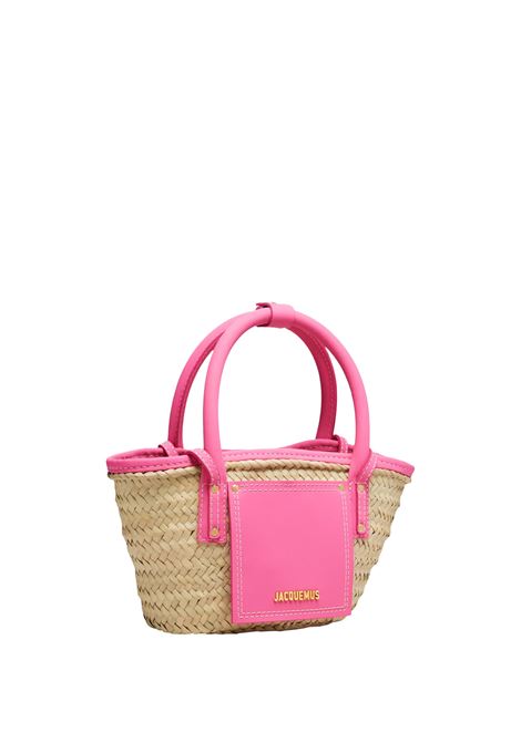 Dark Pink The Small Soli Basket Bag JACQUEMUS | 223BA044-3088450