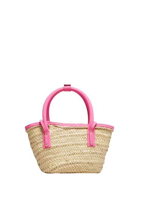 Dark Pink The Small Soli Basket Bag JACQUEMUS | 223BA044-3088450