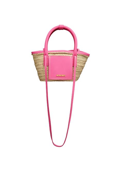 Dark Pink The Small Soli Basket Bag JACQUEMUS | 223BA044-3088450