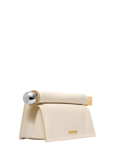 La Pochette Rond Carré In Light Ivory JACQUEMUS | 233BA356-3171115