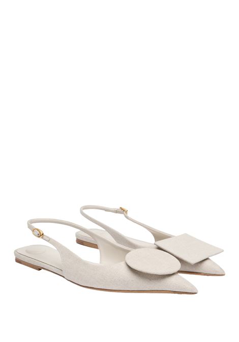 Les Slingbacks Duelo Plates Light Greige JACQUEMUS | 241FO077-3071140