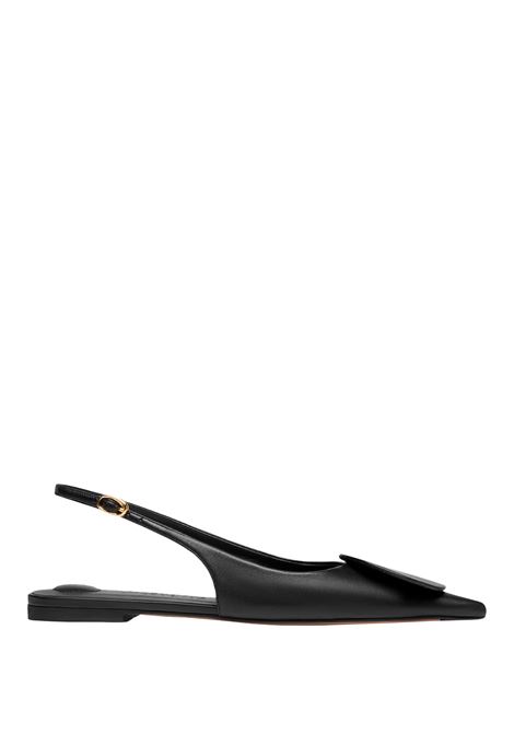 Les Slingbacks Duelo Plates In Black JACQUEMUS | 241FO077-3073990