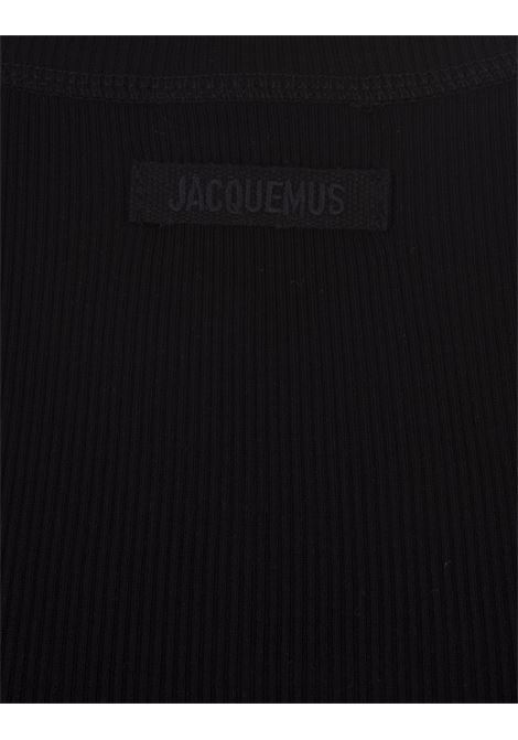 Black Le Débardeur Gros Grain Top JACQUEMUS | 241JS158-2032990