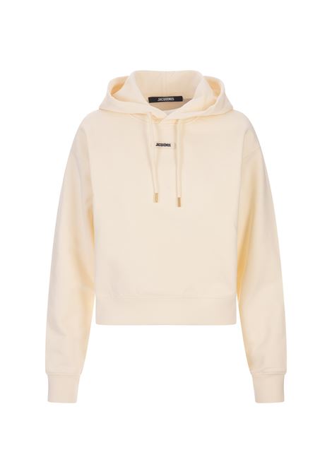 Le Hoodie Gros Grain In Light Beige JACQUEMUS | 241JS162-2341130