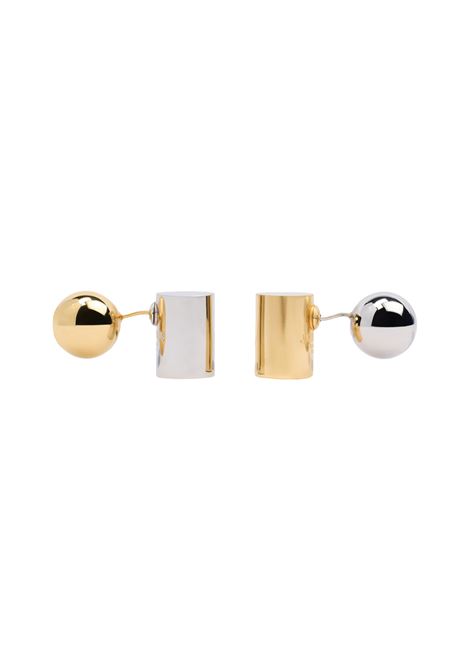 Orecchini Les Boucles Perlina In Oro e Argento JACQUEMUS | 241JW720-5845276