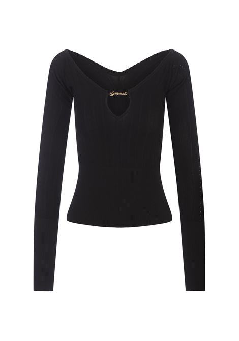 Black Le Haut Pralù Top JACQUEMUS | 241KN357-2358990